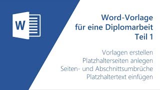 Indesign  Vorlage für eine Diplomarbeit 13 [upl. by Ecaidnac67]