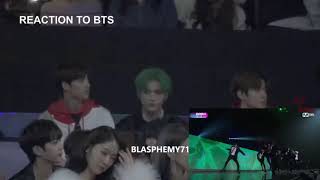 NCT 127 reaction to BTS  Mic Drop Not Today MAMA 2017 [upl. by Eeneg]