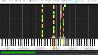 MapleStory Ellinia Forest Theme Moonlight Shadow on Synthesia [upl. by Kurzawa]