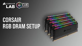 How To Set Up CORSAIR RGB RAM in iCUE 5 [upl. by Dickenson]