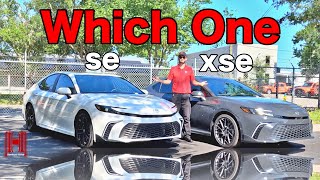 2025 Toyota Camry SE vs Camry XSE Comparison All Specs ampTest Drive [upl. by Halak]