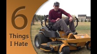 6 Things I hate about my Hustler Raptor SD Lawn Tractor [upl. by Gorlin456]