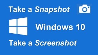 How to take a Screen shot in Windows 10  Its Free amp Easy [upl. by Lacram]