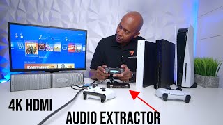 4k HDMI Audio Extractor With Optical and 35mm Outputs HDA912 [upl. by Orose]