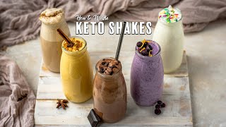 How to Make Keto Shakes  5 Great Flavors [upl. by Bendix]