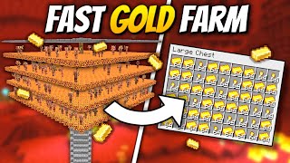 Gold Farm  21000 Per Hour  Minecraft 121 Tutorial [upl. by Frendel989]