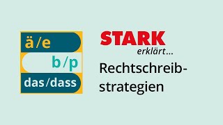 Rechtschreibstrategien  STARK erklärt [upl. by Ramled401]