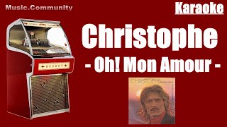 Karaoke  Christophe  Oh mon amour 1972 [upl. by Muller]