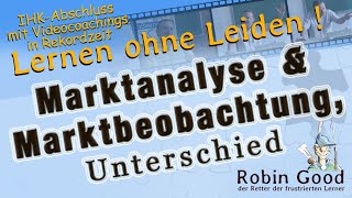 Marktanalyse und Marktbeobachtung Unterschied [upl. by Arramat]