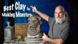 BEST Clay for Making Monsters WED Clay Sculpting Demo  Monster Lab [upl. by Wilbert]