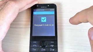 Nokia 230  How to ENABLE DISABLE Screen Security Code [upl. by Ydualc]