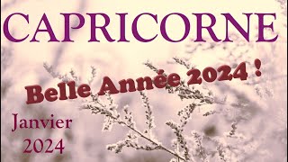 CAPRICORNE ♑ JANVIER 2024 〰 Un début dAnnée magnifique [upl. by Sirotek]