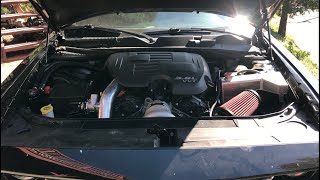 Dodge Challenger V6 Ripp supercharger install part 1 [upl. by Alded492]