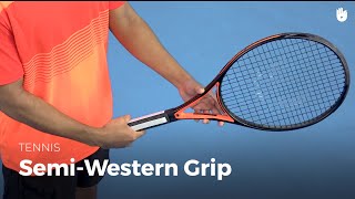 SemiWestern Forehand Grip  Tennis [upl. by Naoma888]