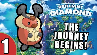 Pokémon Brilliant Diamond Hardcore Nuzlocke But I Banned Half The Pokédex  The Journey Begins [upl. by Arahsal]