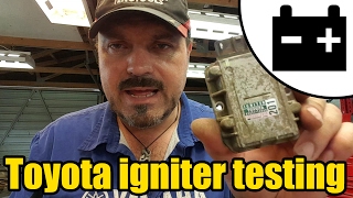 How to test a Toyota ignition igniter 1421 [upl. by Paulie]