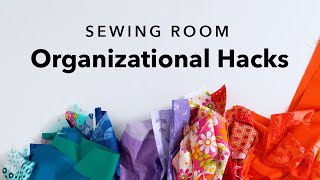 5 Clever Sewing Room Organization Ideas [upl. by Dnartreb]