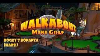 Walkabout Mini Golf  Bogeys Bonanza Hard on Quest 2 VR mini golf [upl. by Wallace]