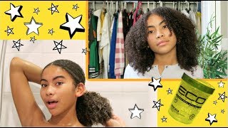 My 3C  4A Natural Curly Hair Routine 2018 [upl. by Ettenor469]