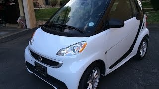 2014 Smart Fortwo Electric Drive Start Up In Depth Tour and Review [upl. by Jea293]