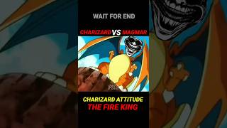 Ash charizard 🔥 vs Blaine magmar 🥶  charizard attitude  pokemon shortsviral shortsfeed [upl. by Josefa]