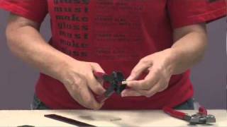 How to Use Tile Nippers  Delphi Glass [upl. by Gerrald218]