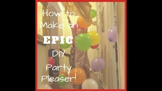 How to make an easy DIY balloon drop [upl. by Negrom]