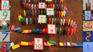 Countdown Numbers from 10 Dominoes Play Doh amp More [upl. by Charlotta261]