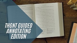 Tyndale House Greek New Testament Guided Annotating Edition [upl. by Hynes]