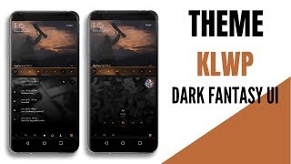 Best Klwp Themes FREE ✔ DARK FANTASY UI KUSTOM  Kustom Live Wallpapers [upl. by Akinam]