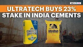 India Cements Shares Might Not React Rakesh Arora On UltraTech Cements Deal [upl. by Shelia]