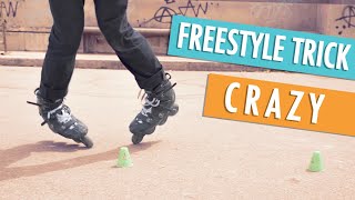 HOW TO DO THE CRAZY ON INLINE SKATES [upl. by Ella110]