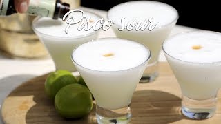 COMO PREPARAR PISCO SOUR EN LICUADORA  COMIDA PERUANA  RECETA DE ACOMERPE [upl. by Conni]