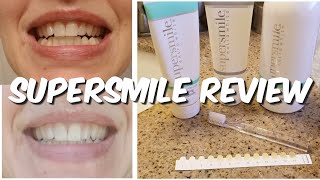 SUPERSMILE WHITENING REVIEW  At Home Teeth Whitening System Honest Review [upl. by Hayyim]