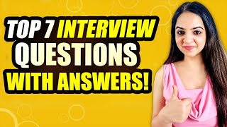 Top 7 Common Job Interview Questions And Answers For Freshers amp Experienced Holders [upl. by Llenaj]