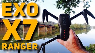 EXO X7 Ranger 4K GPS Smart Drone on the River [upl. by Pang759]