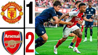 Arsenal vs Manchester United 21 Highlights amp Goals 2024  man utd 12 arsenal Highlights [upl. by Kramlich823]