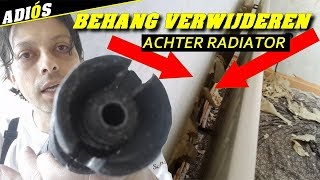 BEHANG VERWIJDEREN ACHTER RADIATOR [upl. by Surad]