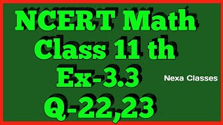 Chapter 3 Exercise 33 Q22Q23 Trigonometric Functions Class 11 Maths NCERT [upl. by Ymac]