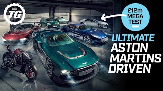 ULTIMATE £12m Aston Martin test Victor Vulcan One77 V8 Cygnet and Aston Motorbike  Top Gear [upl. by Hose]