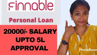 Finnable Personal Loan eligibility and Documents details in Tamil Loanstech [upl. by Slyke222]