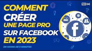 Tuto  Comment créer une page professionnelle sur Facebook en 2024 [upl. by Slorac]