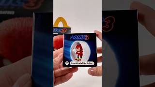 SONIC 3 KNUCKLES White Roler Happy Meal Mcdonals 2024 [upl. by Bennir]