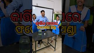 ଗୋଟେ ଅଣ୍ଡା🥚 ନଷ୍ଟ 🤦 shorts ytshorts physics experiment viralshorts mazaakarisikhiba [upl. by Amihsat]