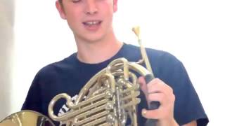 Beginners French Horn Tutorial [upl. by Nalyr]