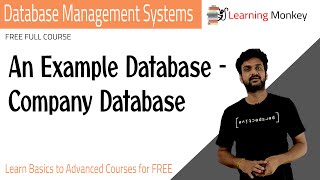 An Example Database  Company Database  Lesson 4  DBMS  Learning Monkey [upl. by Mun]