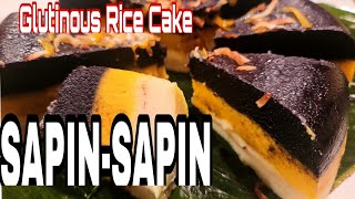 SapinSapin Recipe Super Yummy and Very easy glutinous Rice Cake [upl. by Yvonne780]