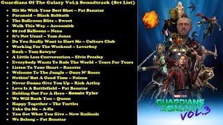 Guardians Of The Galaxy Vol3 Soundtrack Set List [upl. by Glassman212]