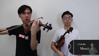 Csárdás Monti  TwoSet Violin [upl. by Aicilaf]