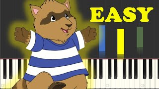 Timothy Goes To School Theme Song On Piano EASY [upl. by Staten]